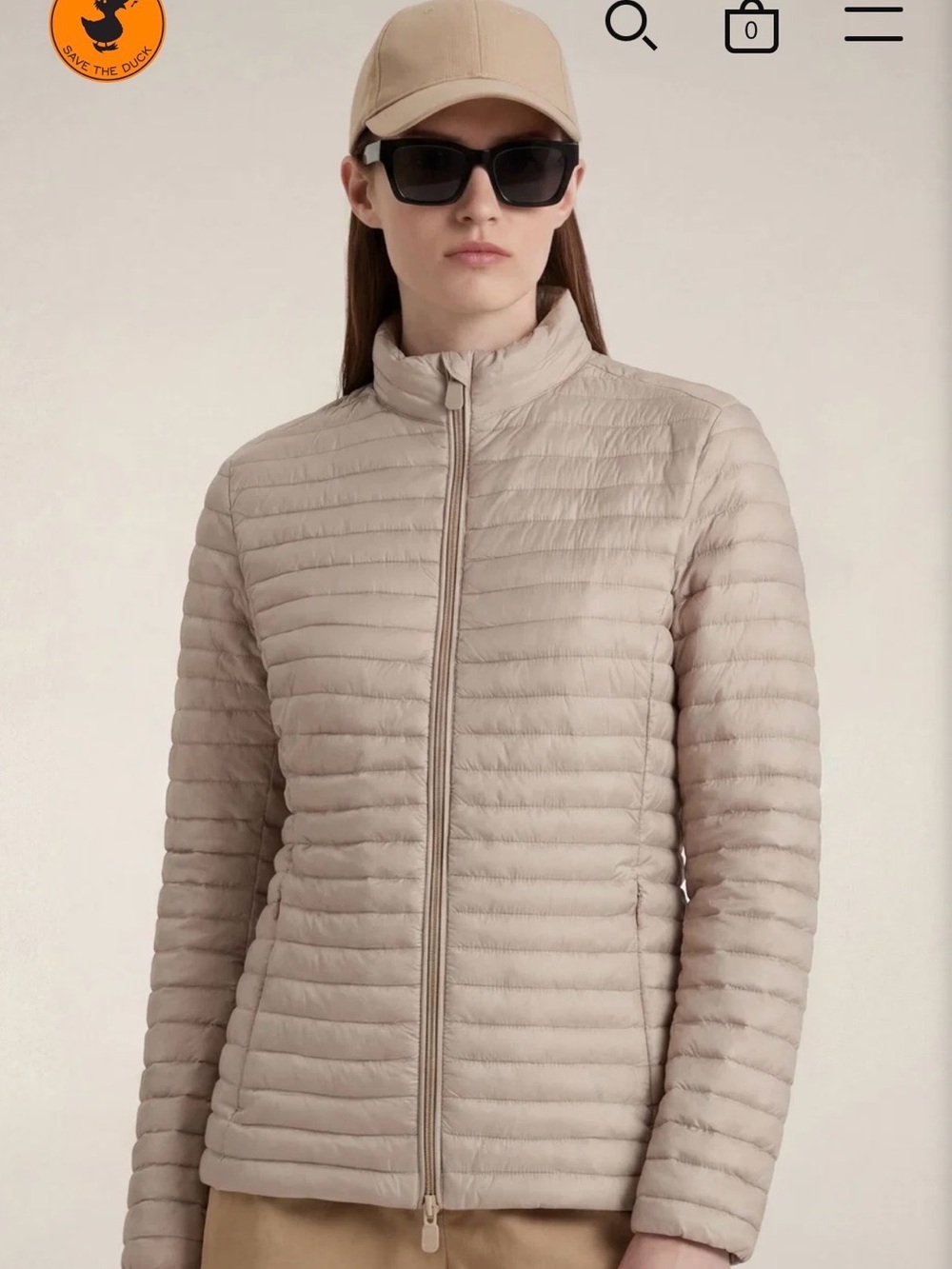 Save the Duck jacket beige Size 2/Med